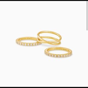 Kendra Scott Livy Ring Set Of 3